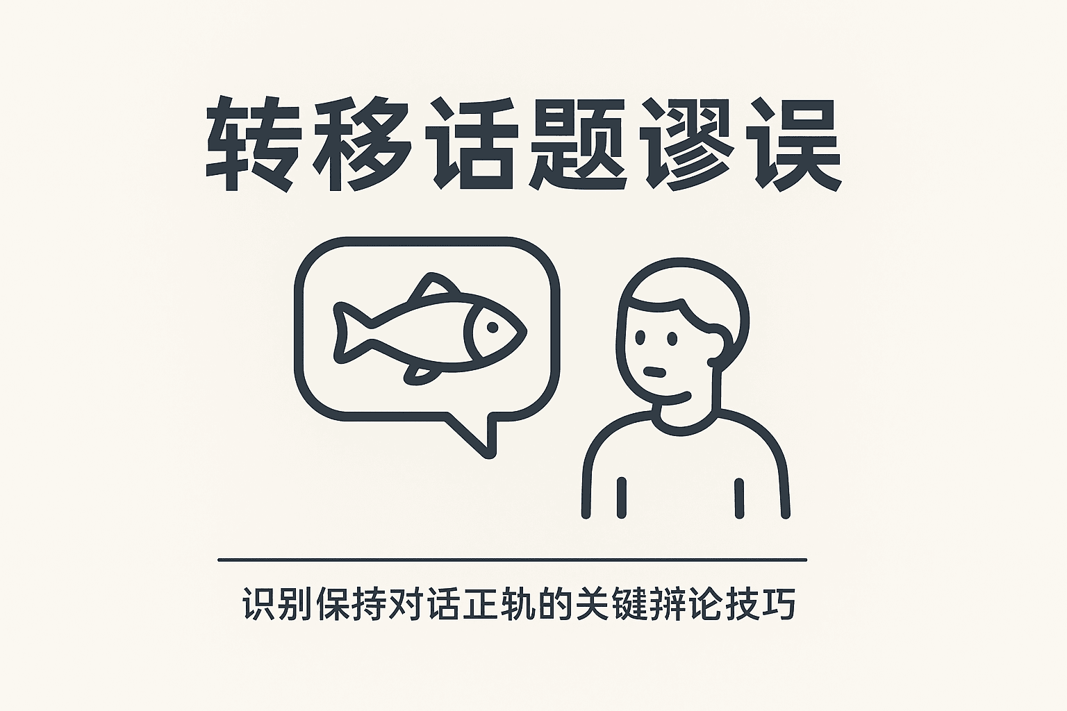 深度解析“转移话题”背后的逻辑谬误与应对策略